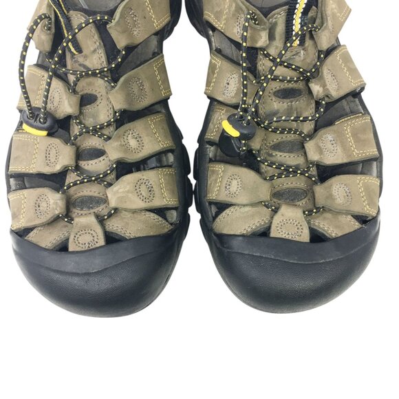 Keen Newport Sandal Men's Size 9 Closed Toe Brown Leather Hiking Waterproof Shoe - Picture 11 of 16